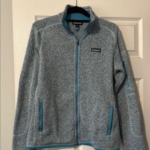 Patagonia Blue Full-Zip Fleece Jacket